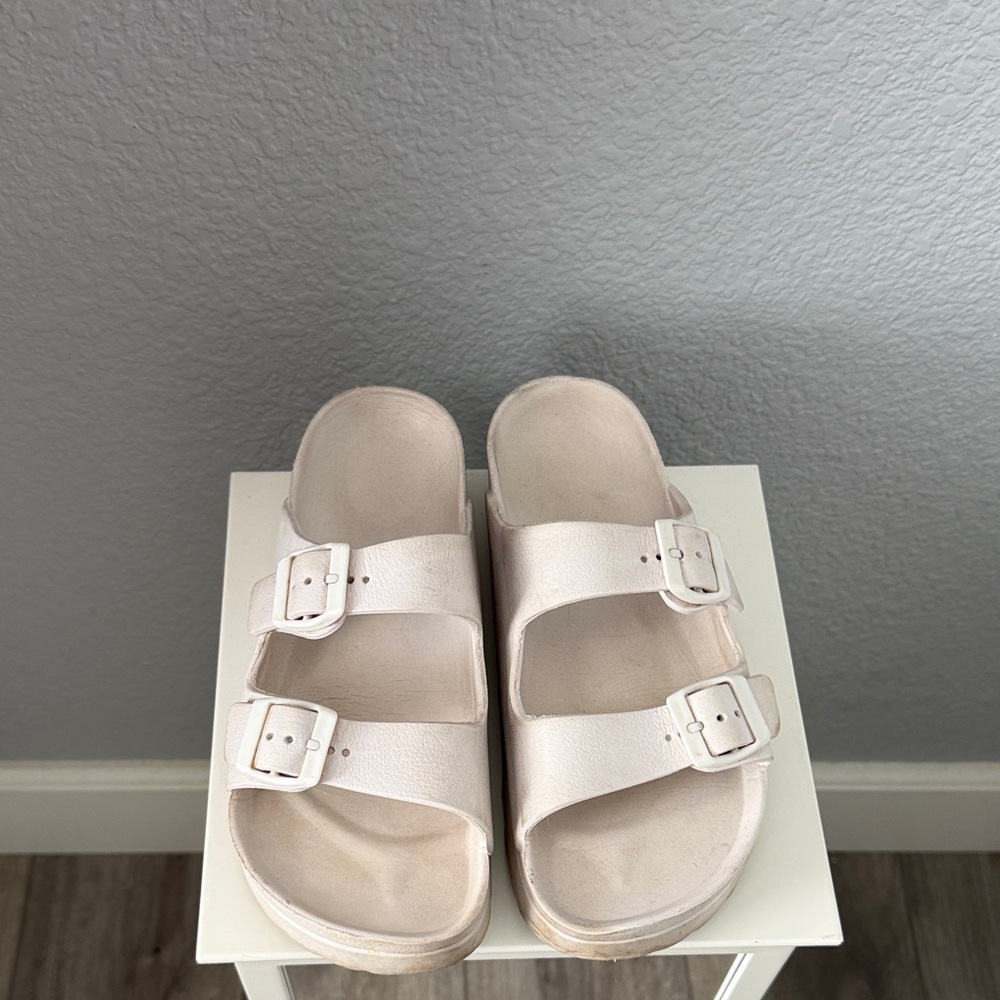 Kids White Sandals